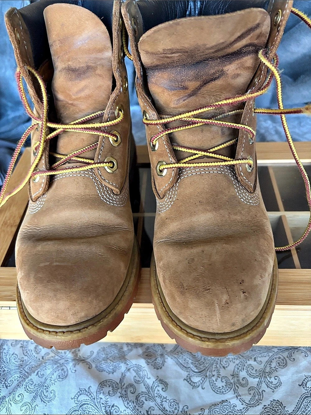 Timberland 6-Inch Premium Waterproof Boot Leather Boots US 6.5W